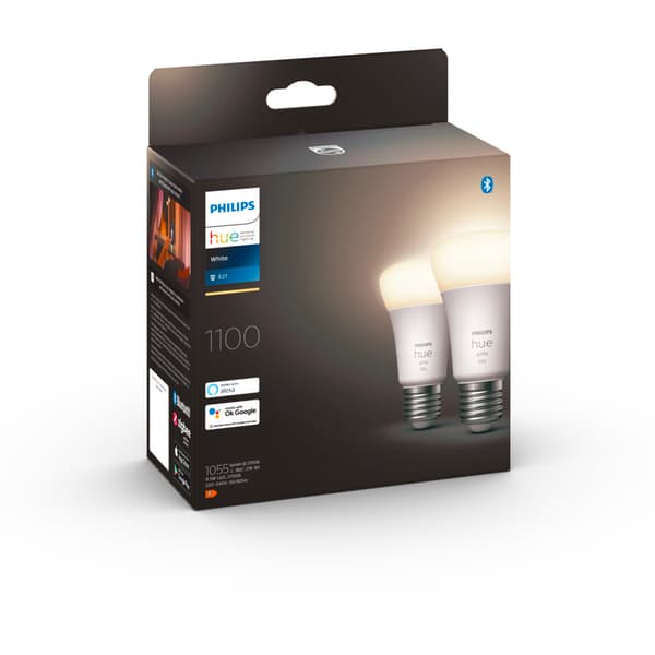 Philips Hue W Lyskilde 9.5W A60 E27 2pk