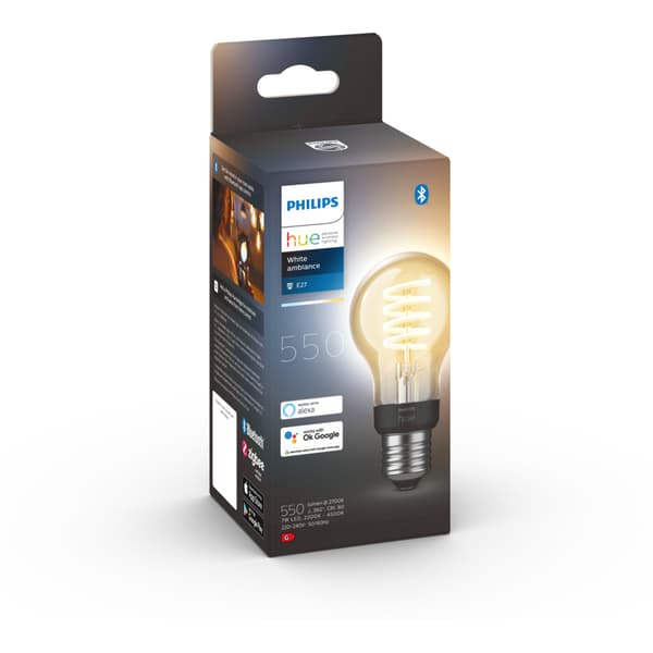 Philips Hue WA Lyskilde 7W Filament A60 E27