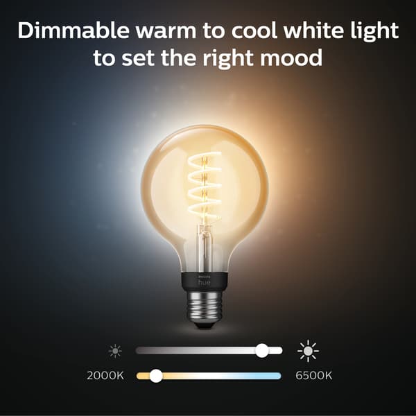 Philips Hue WA Lyskilde 7W Filament G93 E27