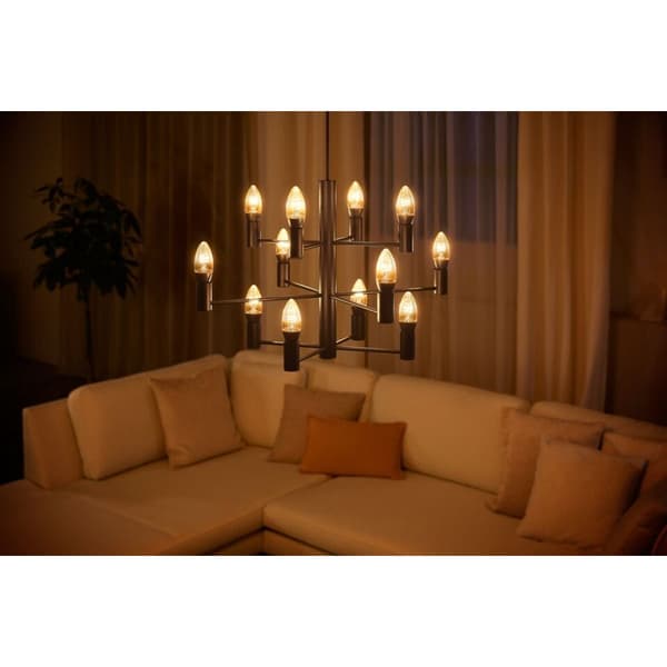 Philips Hue W Lyskilde 4.5W Filament Candle E14 2pk