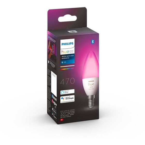 Philips Hue WCA Lyskilde 5.3W B39 E14