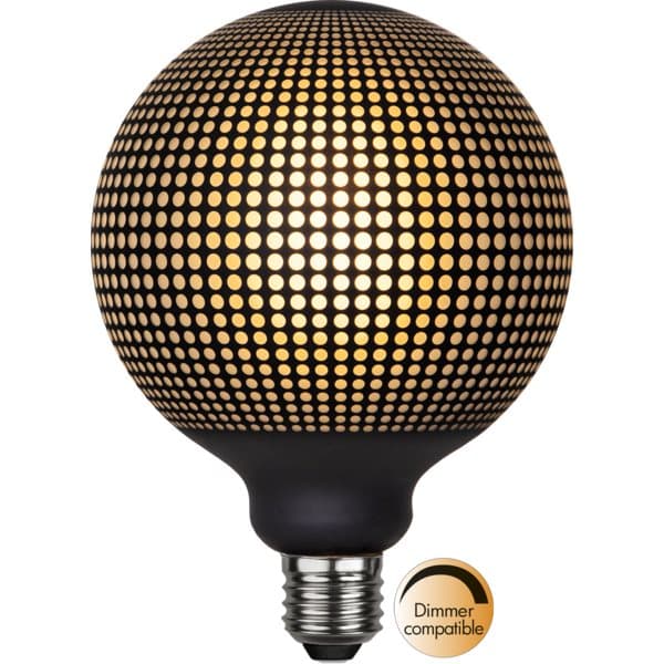 LED-Lampa E27 G125 Dot