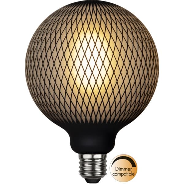 LED-Lampa E27 G125 Diamond