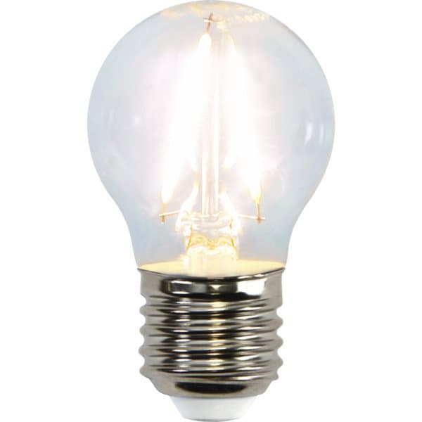 LED-Lampa E27 G45 Clear