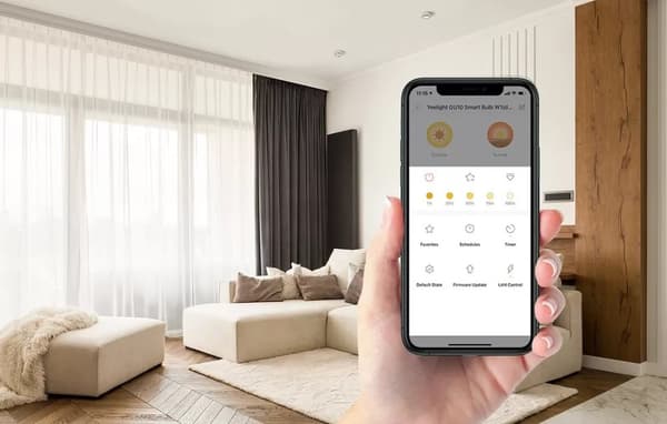 Yeelight YLDP004 W1 GU10 Wi-Fi dimbar smart glödlampa 4 delar