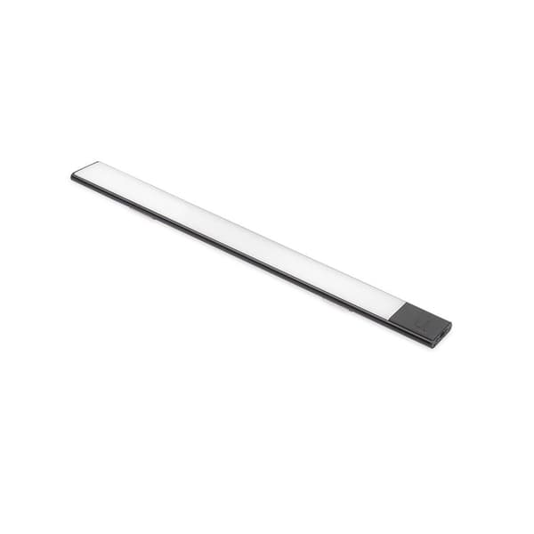 Emuca Käytä Ladattava Led By Läheisyysanturilla Usb Kaus Black Hopeinen