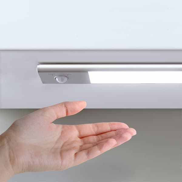 Emuca Anvend Genopladelig Led By Med Bevægelsessensor Usb Kaus Transparent