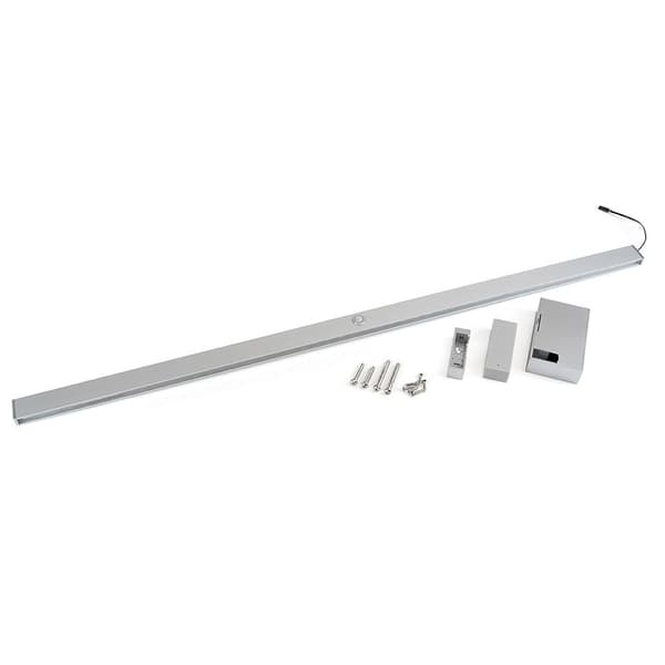 Emuca Skåp Bar Med Led Batteriutdragbar Och Rörelsesensor Led Castor Silver