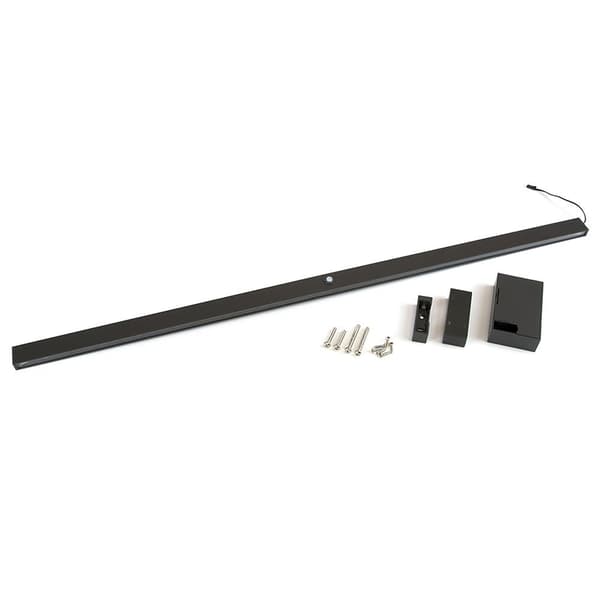 Emuca Skåp Bar Med Led Batteri Utdragbar Och Rörelsesensor Led Castor Silver