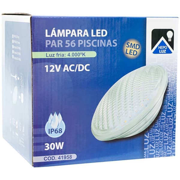 Hepoluz Slå Samman 56 30w 4000k 30w 4000k Led Lampa Silver