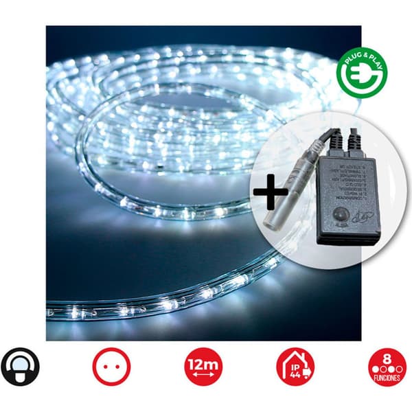 Edm Cold Light Kit Flexiled 12 M Hvid