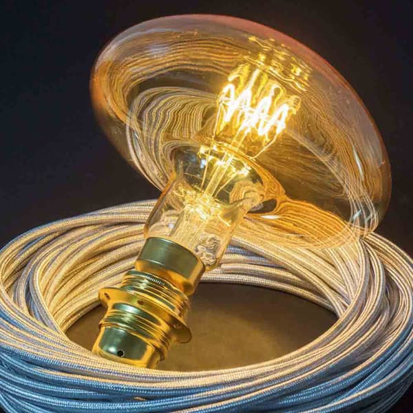 Creative Cables Led Lampa Dl700145 Mushroom Vintage E27 5w 250 Lumens 2000k Durchsichtig