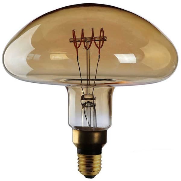 Creative Cables Led Lampa Dl700145 Mushroom Vintage E27 5w 250 Lumens 2000k Durchsichtig