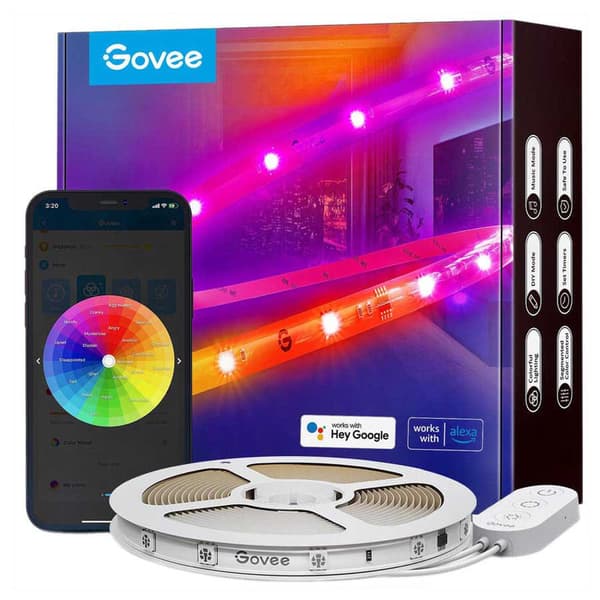 Govee Led-valonauha H619a Wifi Bt 5 M Kirkas