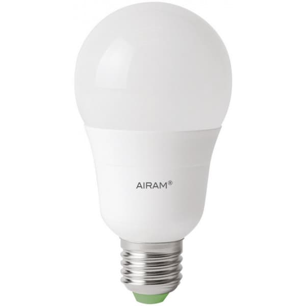 Airam LED -frostlampe, E27, 4000K, 810 lm, opal
