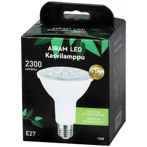 Airam Fiora plantelampe, E27, 3500 K, 800 lm
