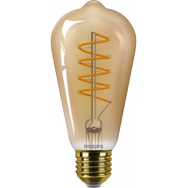 Philips Vintage LED-filamentlampe, E27, 1800 K, dæmpbar