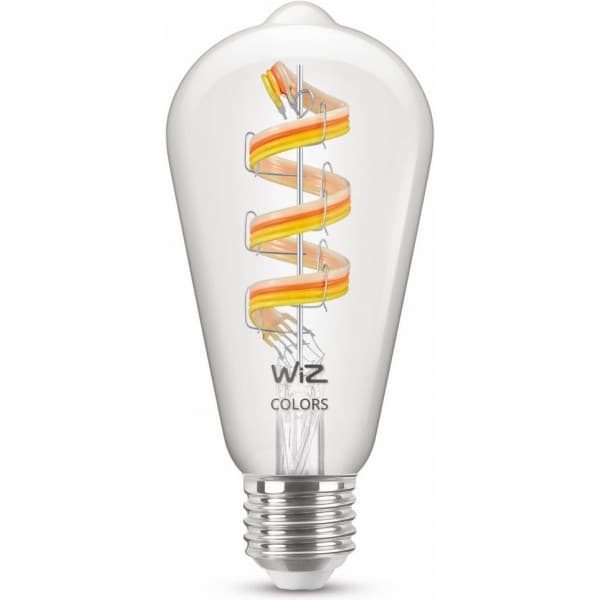WiZ smartlampa, E27, ST64, RGB, Wi-Fi, 2200-6500 K, 470 lm, 1 st