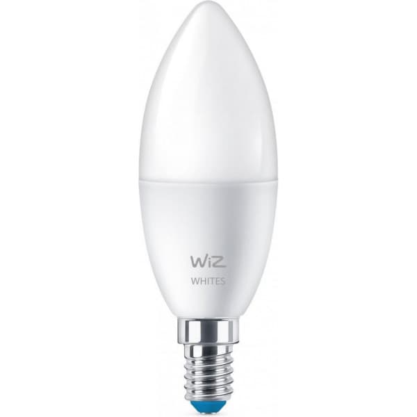 WiZ smartlampa, E14, C37, Vita nyanser, Wi-Fi, 2700-6500 K, 470 lm, matt, 3 st