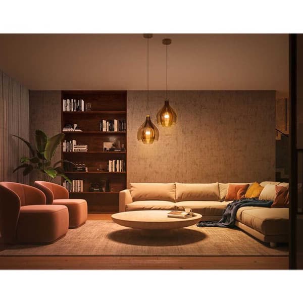 Philips Hue White ambiance Startsæt: 3 x E27 pærer (1100lm) + Dimmer switch