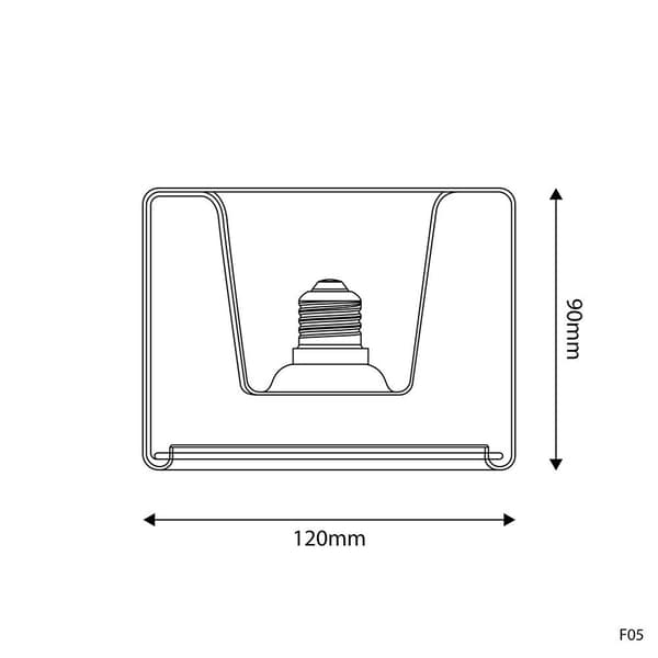 Creative Cables Ghost Line Infälld Donut Transparent Led-lampa 6w 2200k 120x90 Mm