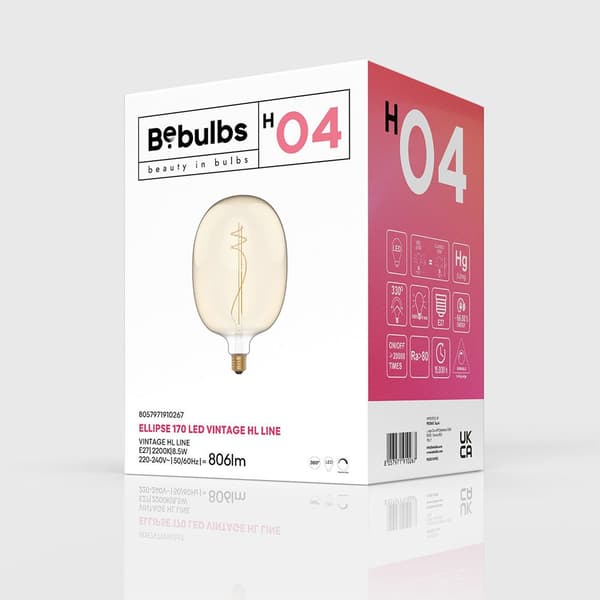 Creative Cables 8.5w 2200k Guld Ellips 170 Led-lampa