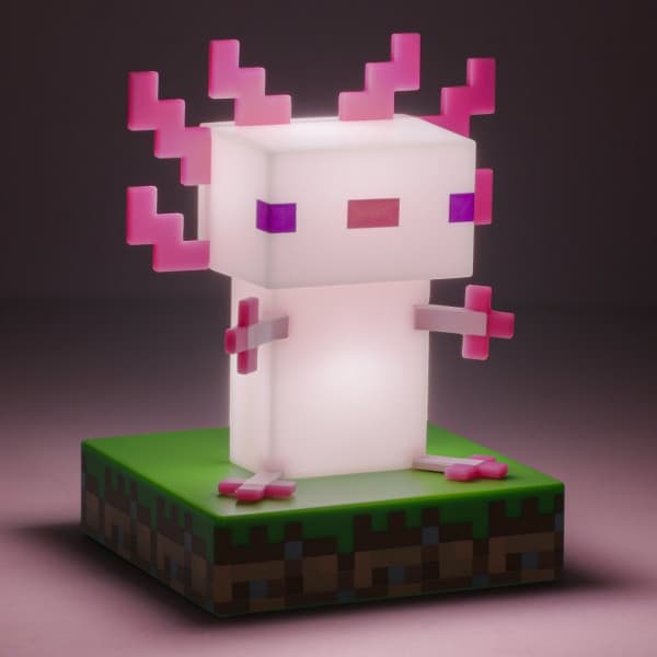 Paladone Icon Minecraft Axolotl-lampe