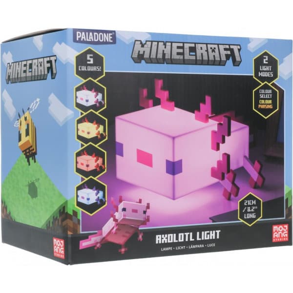 Paladone Minecraft Axolotl-lampa