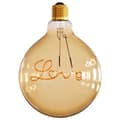 Miniatyrbild 1 av 7: Creative Cables Sphere Led-glödlampa Cbl700216 Love E27 5w 250 Lumens 2000k Durchsichtig