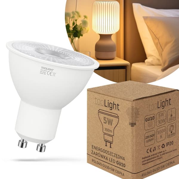 Led-Pære Varm 5W Gu10 230V Rsl040
