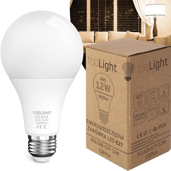 Led-Pære Varm 12W E27 230V Rsl026