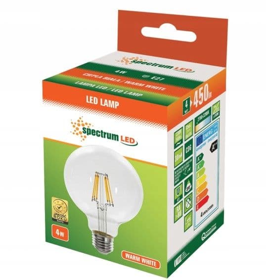 Led-Lampa Varm 4W E27 230V Woj 13763