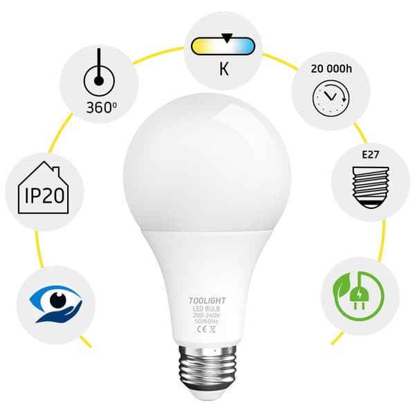Led-Pære Varm 7W E27 230V Rsl019