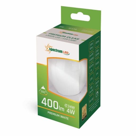 Led-Pære Varm 4W E27 230V Woj+14074