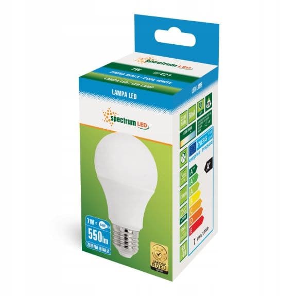 Led-Pære Kold 7W E27 230V Woj 13899