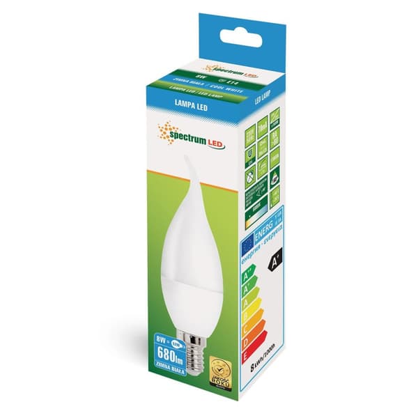 Led-Pære Kold 8W E14 230V Woj 14220