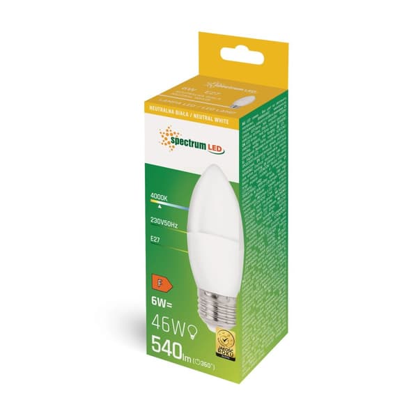 LED-LAMPPU NEUTRAALI TOOLIGHT 6W E27 230V WOJ+14352