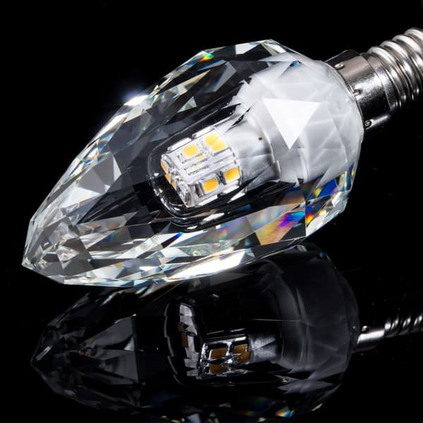 LED pære 4W E14 C37 4000K Krystal
