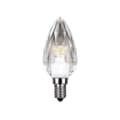 Miniatyrbillede 1 af 4: LED pære 4W E14 C37 4000K Krystal