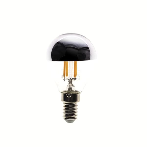 LED Filament Pære 4W G45 E14 2700K TOP SØLV