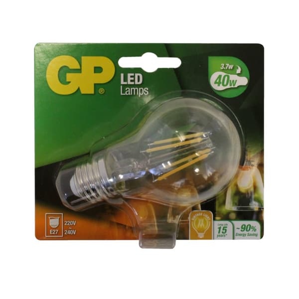 GP Belysning Gp Led Classic Fila. 4w E27