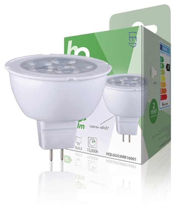 Hq Hqlgu53 mr16001 Led Lampe Mr16 Gu5.3 4w 250 Lm 2 700 K