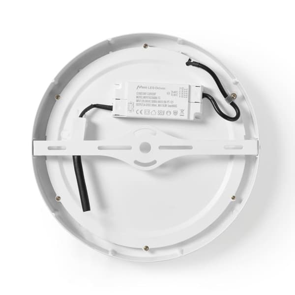 Nedis WIFILAW20WT Wi-Fi Smart Loftslampe Rund ø 30 Cm Varm Til Kølig Hvid 1200 Lm 18 W Slankt Design Aluminium
