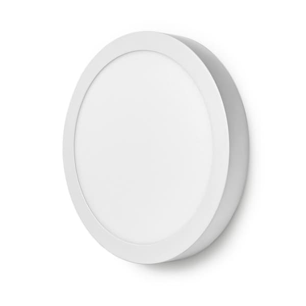 Nedis WIFILAW20WT Wi-Fi Smart Loftslampe Rund ø 30 Cm Varm Til Kølig Hvid 1200 Lm 18 W Slankt Design Aluminium