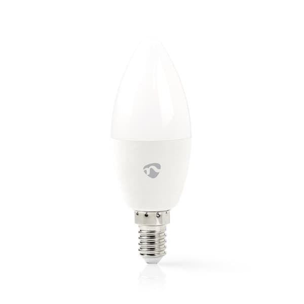 Nedis WIFILC11WTE14 Wi-Fi Smart LED-pære i fuld farve og varm hvid E14