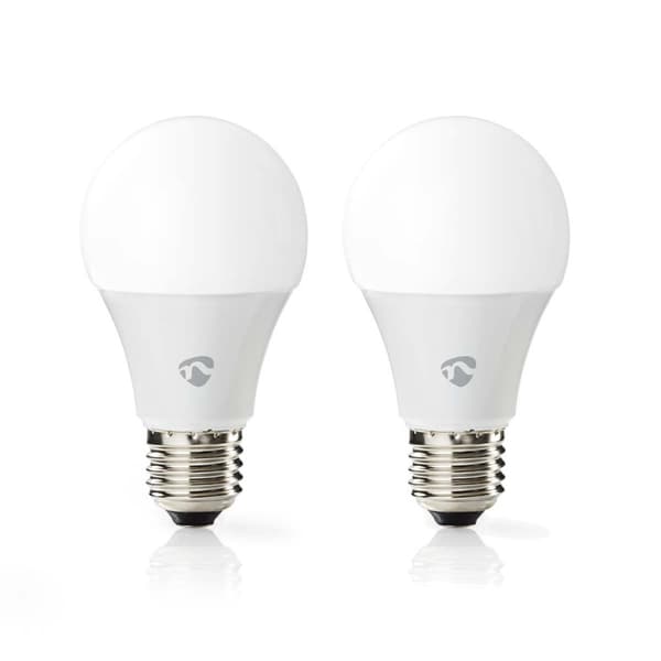Nedis WIFILRC20E27 Smartlife Multi-Color Pære Wi-Fi E27 806 Lm 9 W Rgb / Varm til kølig hvid Android™ / Ios Peer