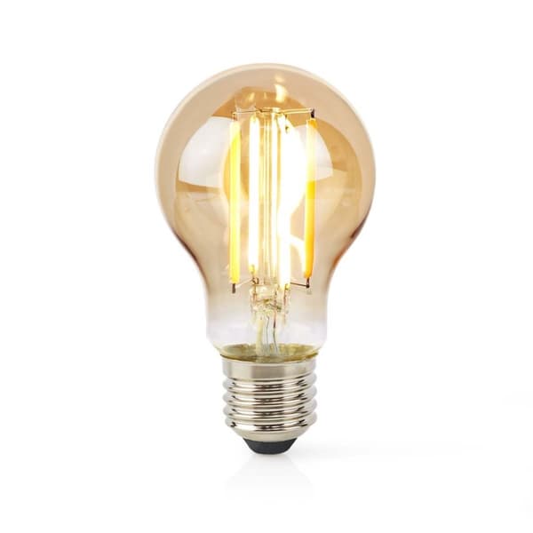 Nedis WIFILRF10A60 Smartlife LED-pære Wi-Fi E27 806 Lm 7 W Varmt hvidt glas Android™ / Ios Peer