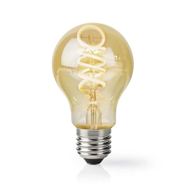 Nedis WIFILRT10A60 Smartlife LED-glödtrådslampa Wi-fi E27 360 Lm 4,9 W Varm Till Sval Vit 1800 - 6500 K Glas Android™ / Ios Peer