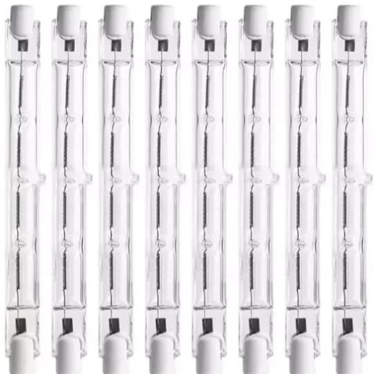 5-Pack R7s 118mm 300W 230V Halogenlampor – Linjärt Ljus för Hög Prestanda