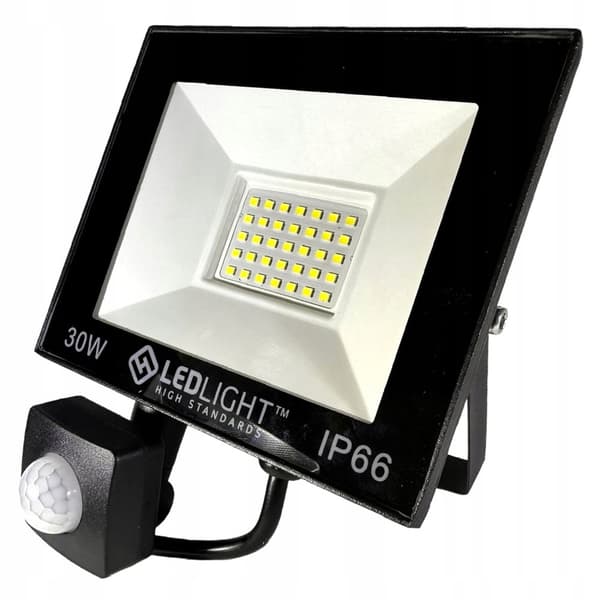 HALOGEN LED Floodlight SLIM MOTION SENSOR skymningssensor strålkastare